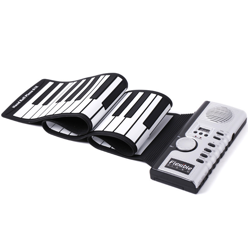 Keyboard Piano 61 Key - Portable ABS Plastic 61 Keys Flexible