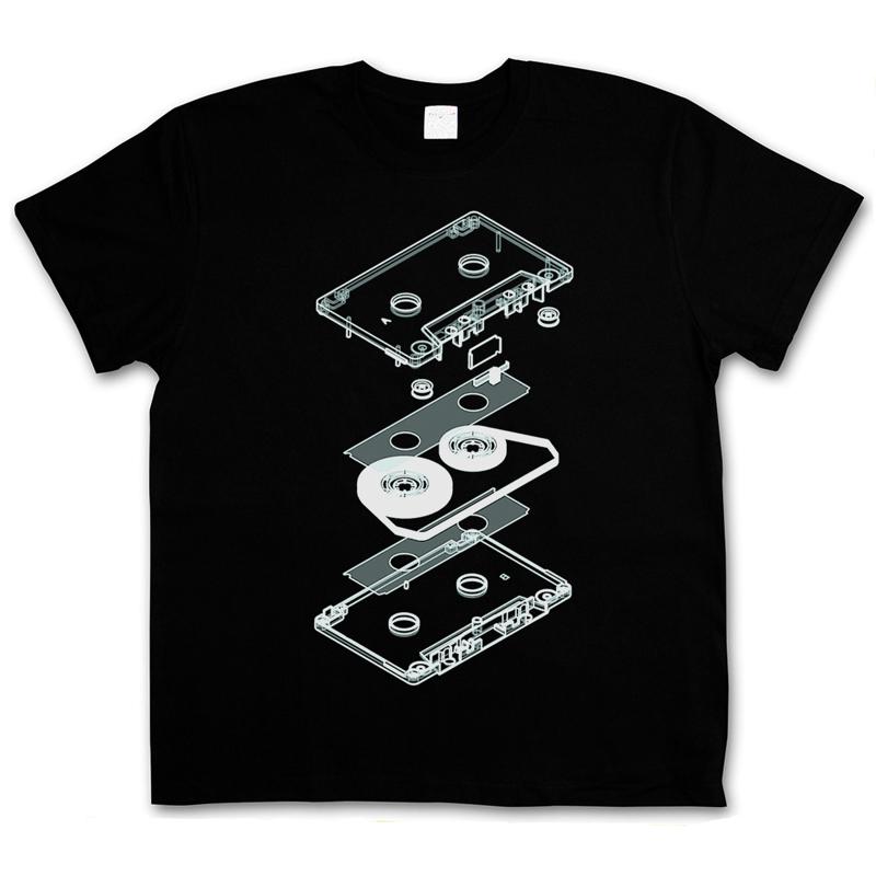 Audio Music Dj - EXPLOSION AUDIO CASSETTE T SHIRT Retro