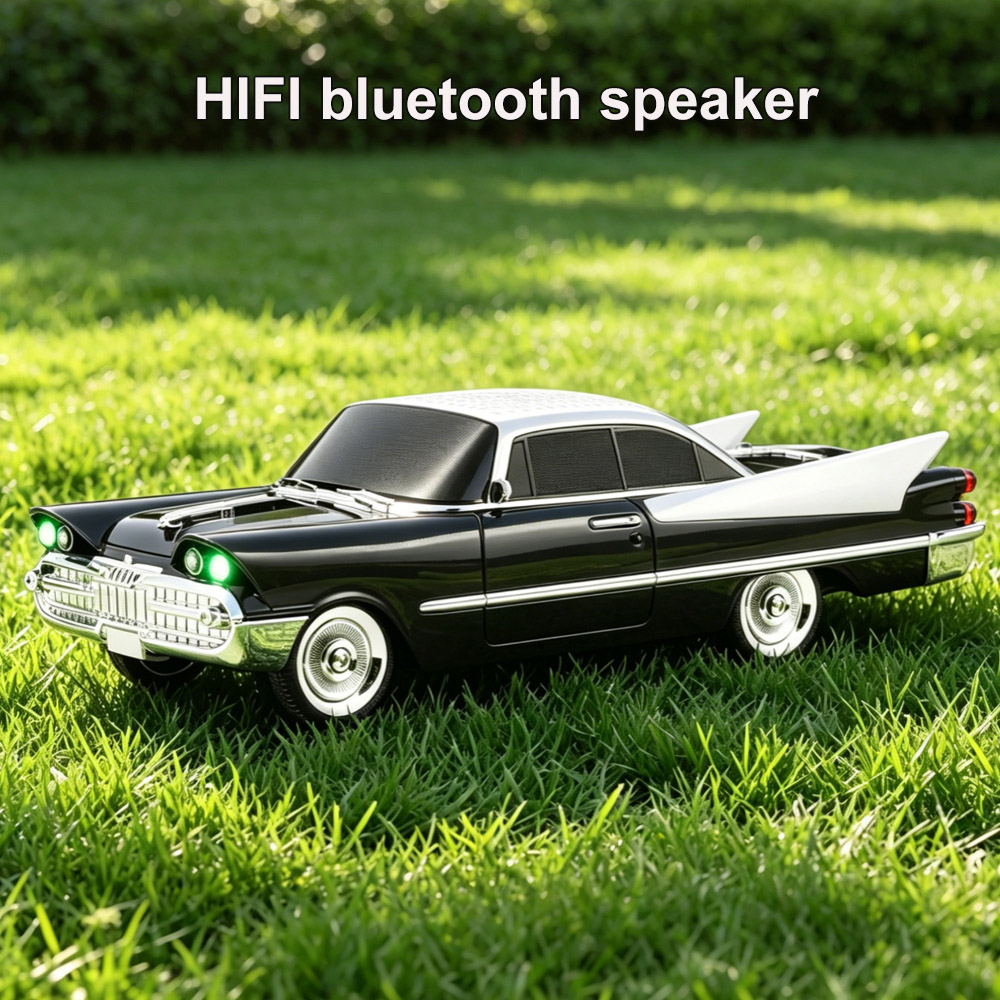 Audio Music Spotify - Retro Classic Car Model Bluetooth Speaker,