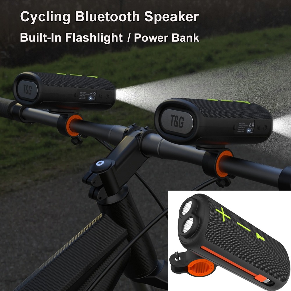 Audio Music Spotify - Multifunctional Outdoor Cycling Bluetooth Speaker, IPX5