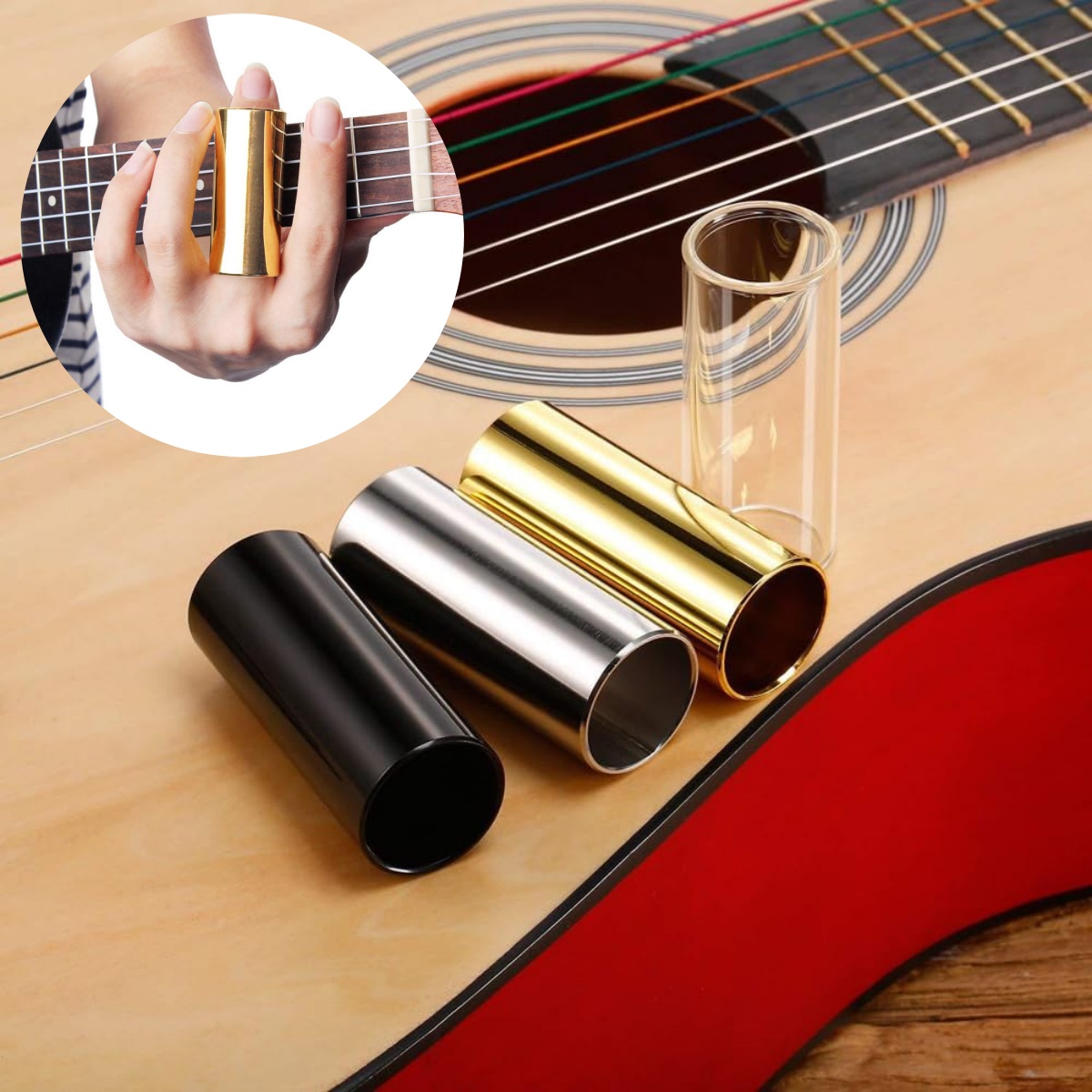 Guitar Slide Tube - Miwayer Guitar Slider 60mm High 4
