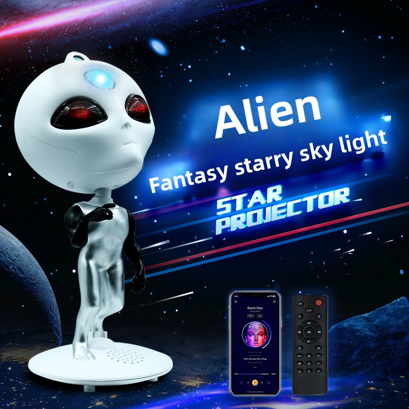 Audio Music Spotify - Alien Galaxy Star Projector with Bluetooth