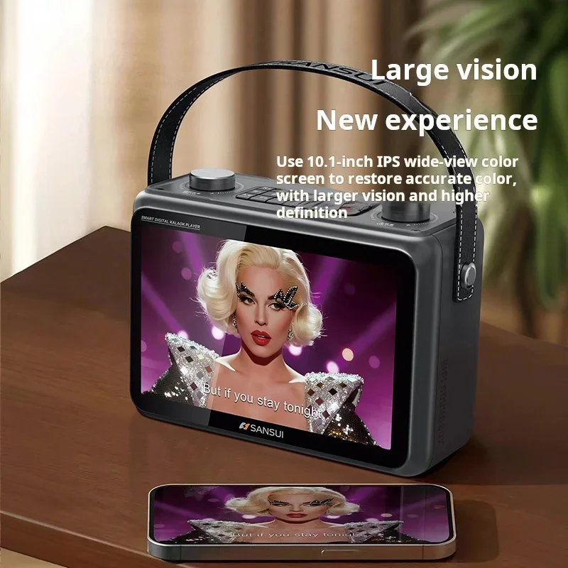 SANSUI K115 LED Screen 10.1-in - Audio Music Lyrics 评论和价格