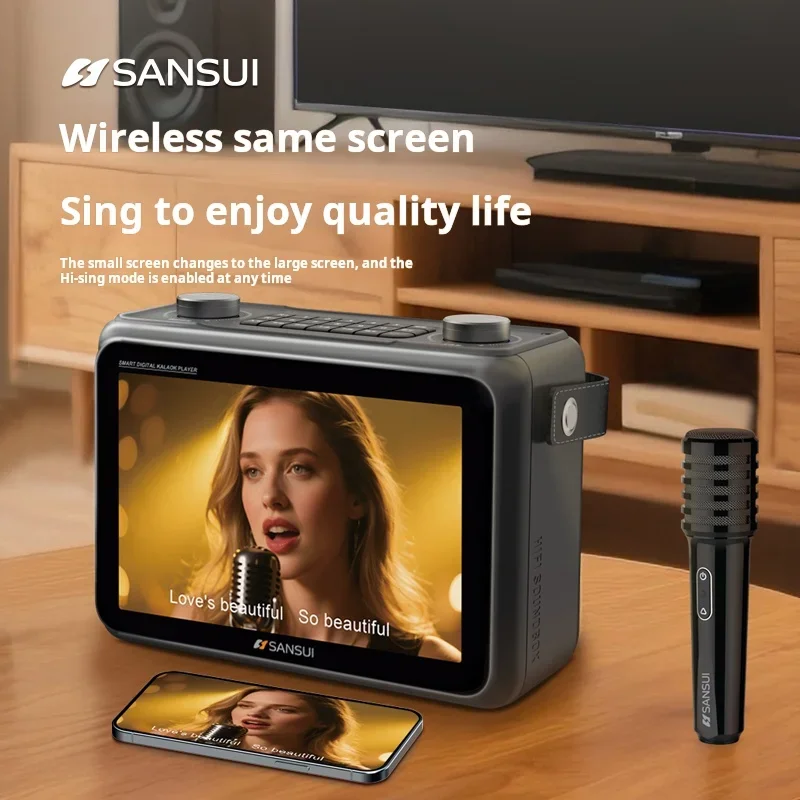 SANSUI K115 LED Screen 10.1-in - Audio Music Lyrics 评论和价格