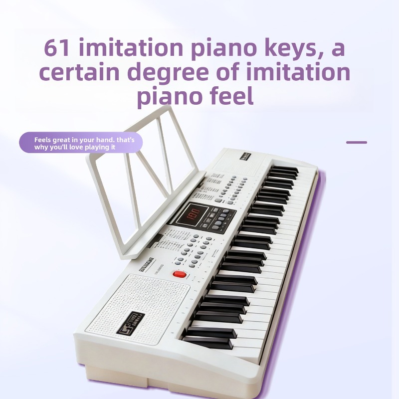 Electronic Piano Adults Childr - Keyboard Piano 61 Key 评论和价格