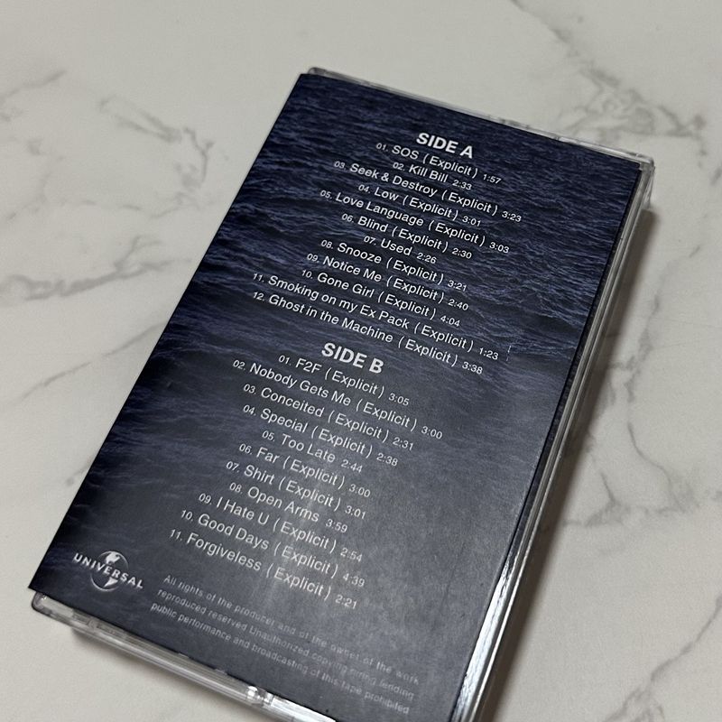 Western R&B Music Cassette Tap - Audio Music Lyrics 评论和价格