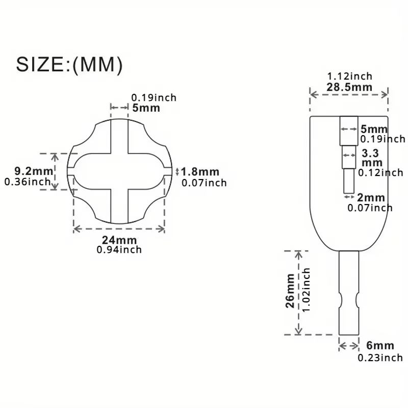 Miwayer  1/2PCS  Electric Guit - Guitar Slide Tube 评论和价格