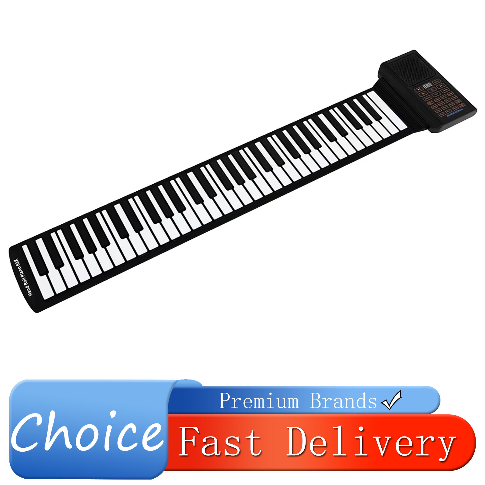 61 Keys Mini Roll Up Piano Sil - Keyboard Piano 61 Key 评论和价格