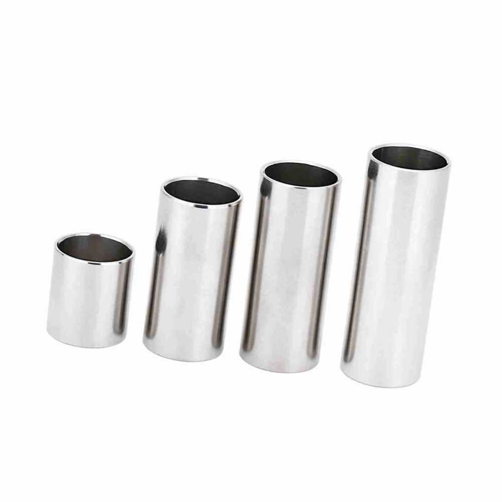4pcs Stainless Steel Guitar Sl - Guitar Slide Tube 评论和价格