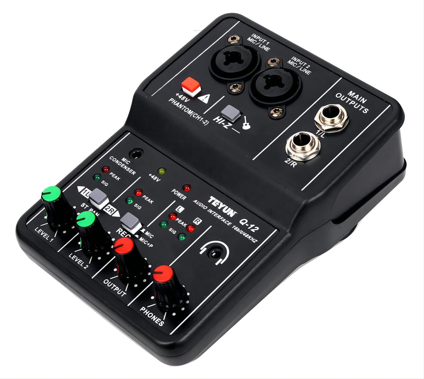 TEYUN Q-24 Q-22 Q-12 Professio - Audio Mixer 4 Channel 评论和价格