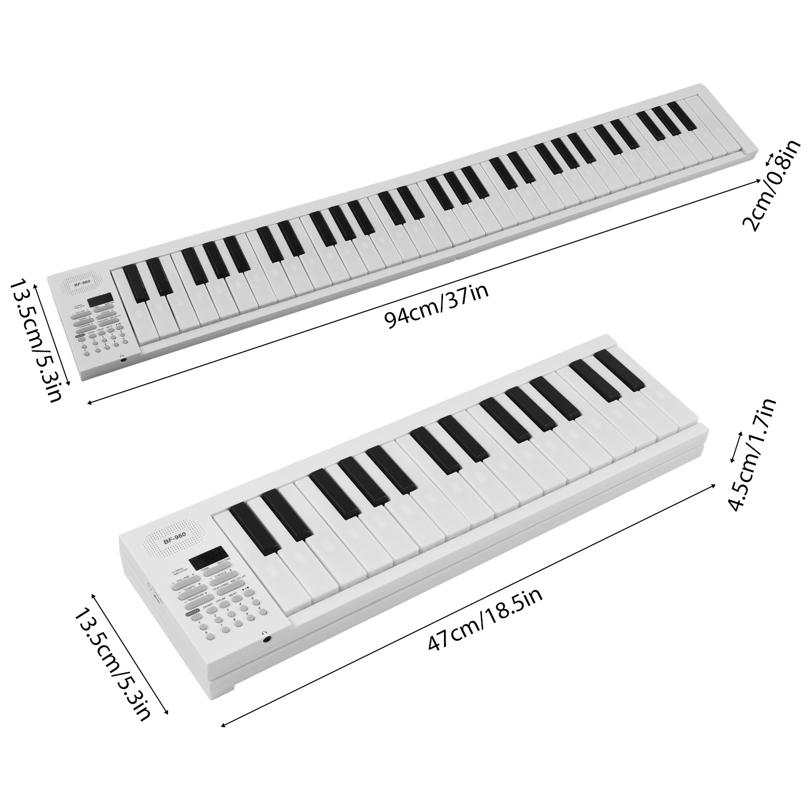 61-Key Foldable Electronic Pia - Keyboard Piano 61 Key 评论和价格