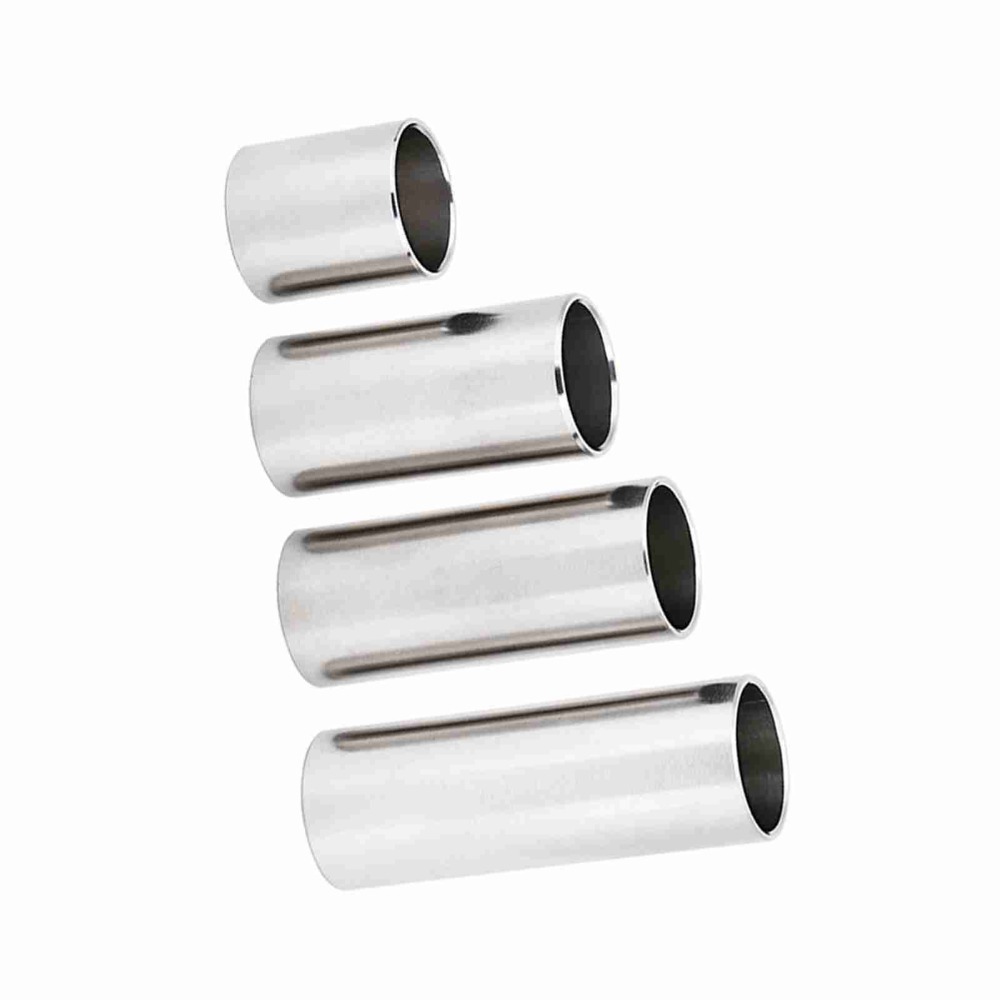 4pcs Stainless Steel Guitar Sl - Guitar Slide Tube 评论和价格
