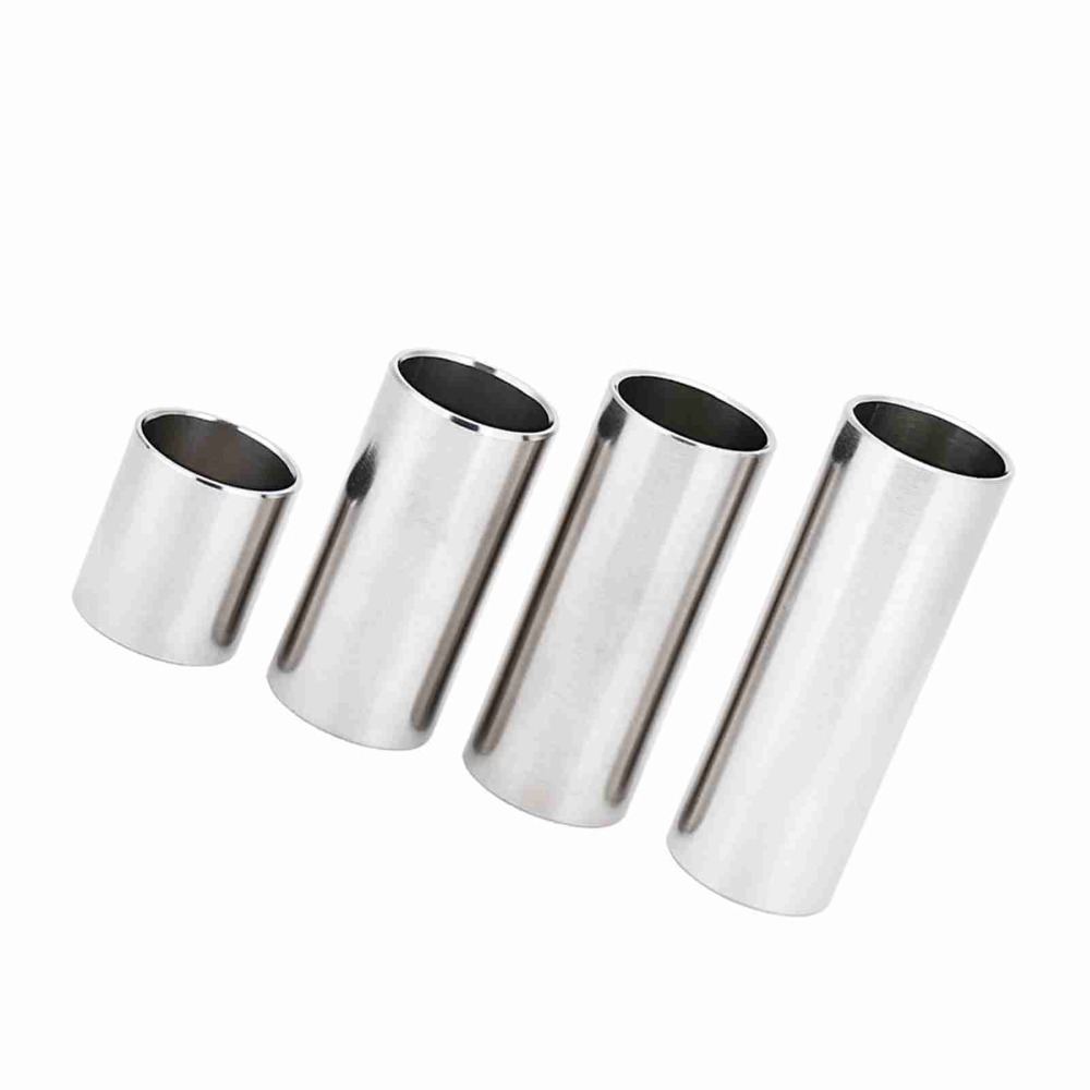 4pcs Stainless Steel Guitar Sl - Guitar Slide Tube 评论和价格
