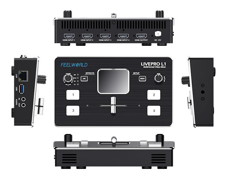 FEELWORLD LIVEPRO L1  4xHDMI I - Audio Mixer 4 Channel 评论和价格