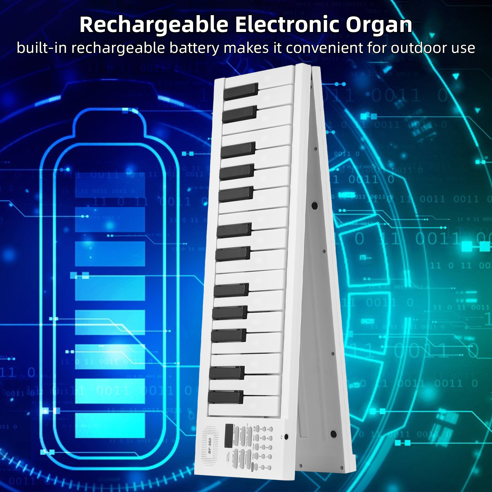61-Key Foldable Electronic Pia - Keyboard Piano 61 Key 评论和价格