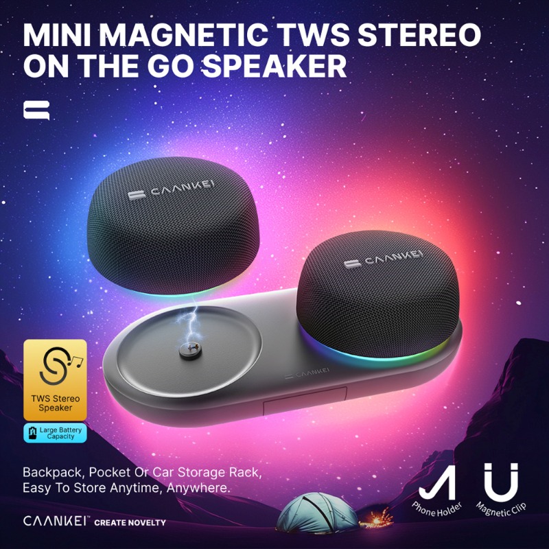 Magnetic Bluetooth Speaker wit - Audio Music Spotify 评论和价格
