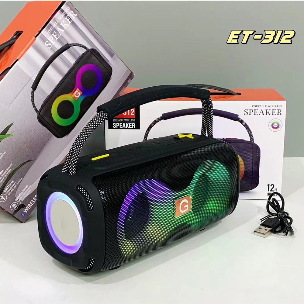ET-312 Bluetooth Speaker Porta - Audio Music Spotify 评论和价格