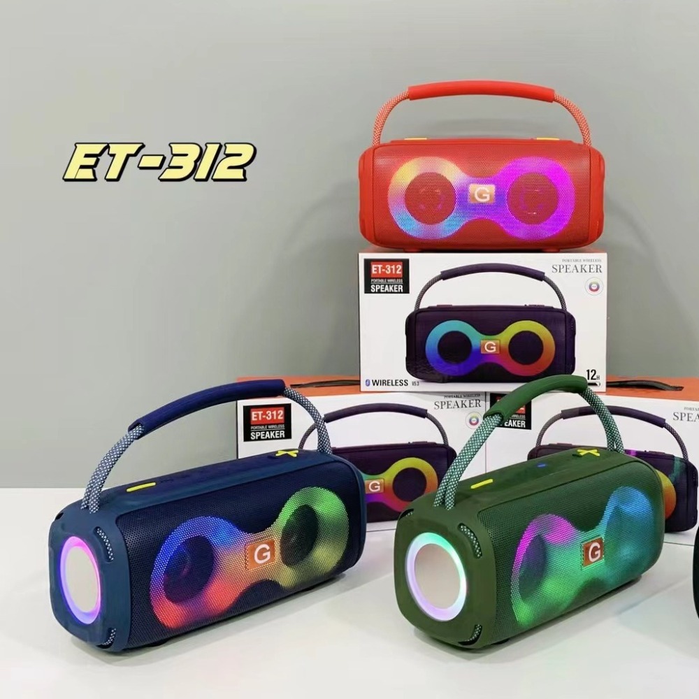 ET-312 Bluetooth Speaker Porta - Audio Music Spotify 评论和价格