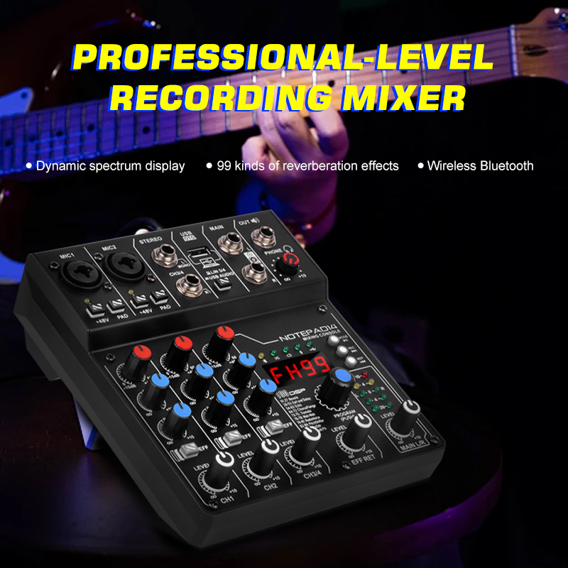 Factory Direct NXG AD14 4-Chan - Audio Mixer 4 Channel 评论和价格